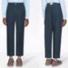 Gucci Pants | Gucci Cotton Poplin Pants Trousers With Gucci Label In Navy Blue Size It 46 | Color: Blue | Size: It 46