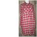 Madewell Dresses | Madewell Fairfax Plaid Daywalk Flannel Button Down Shirt Dress Grunge 90's Xs | Color: Red | Size: Xs