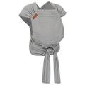 Hoppediz Hop-Tye Advanced 4-in-1 Baby Carrier for Newborns from Birth - Half-Buckle Carrier with Scarf Carrier - Grows with Child up to 20 kg - Design Kos