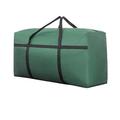2 Pack Large Storage Bag, Clothes Storage Bags with Zipper and Handle,Foldable Large Capacity Waterproof,Duvet Bag for Travelling, Moving, Underbed Storage, Bedding Storage Bag 180L (green)