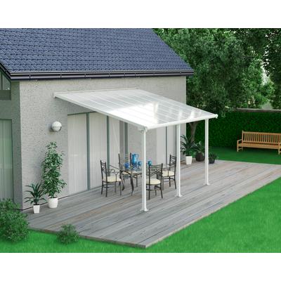 Terrassendach PALRAM - CANOPIA "Olympia 3x4.2", weiß, B:425cm T:295cm, Aluminium, Polycarbonat (PC), Terrassenüberdachungen, BxT: 425x295 cm