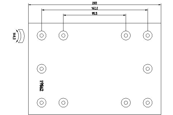 TEXTAR Bremsbelagsatz, Trommelbremse Universal 1986201 Image