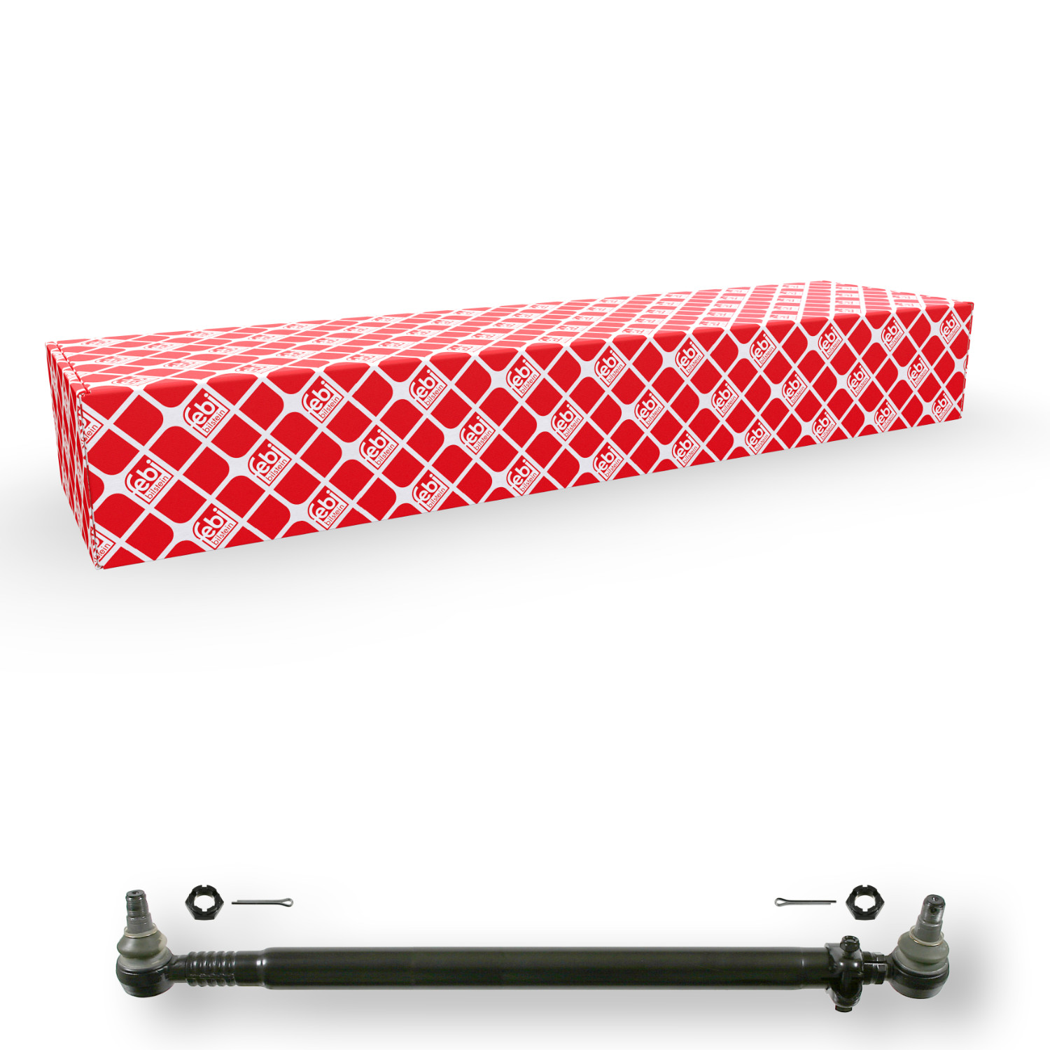 FEBI BILSTEIN Lenkstange ProKit 21715 Universal mit Kronenmuttern und Splinten 40mm Image