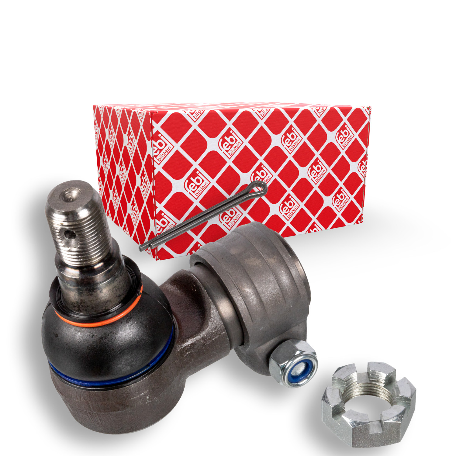 FEBI BILSTEIN Winkelgelenk ProKit vorne rechts links mit Kronenmutter und Splint 107355 Image