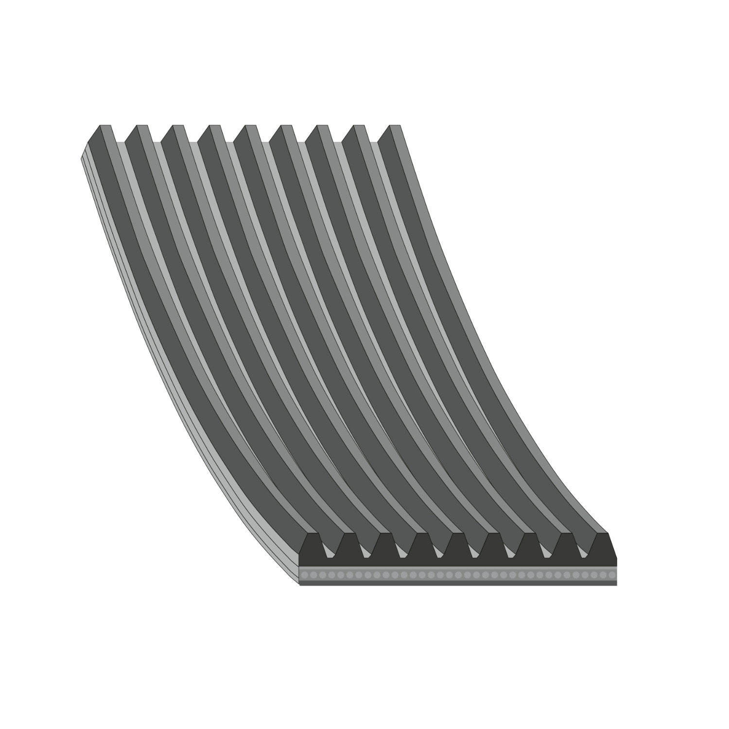 FEBI BILSTEIN Keilrippenriemen Universal für DAF 1884148 1673514 46350 Image