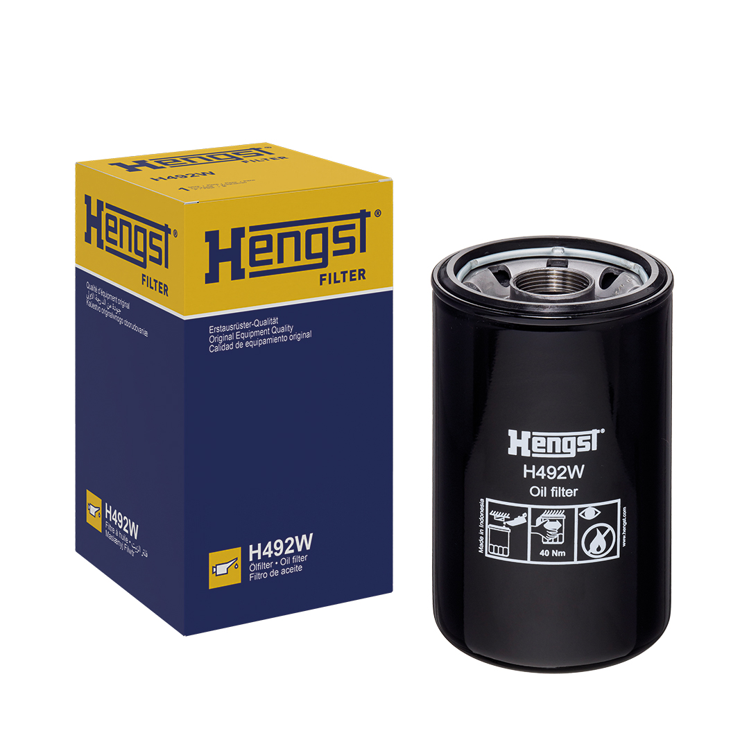 HENGST FILTER Ölfilter H492W Universal 118mm Image