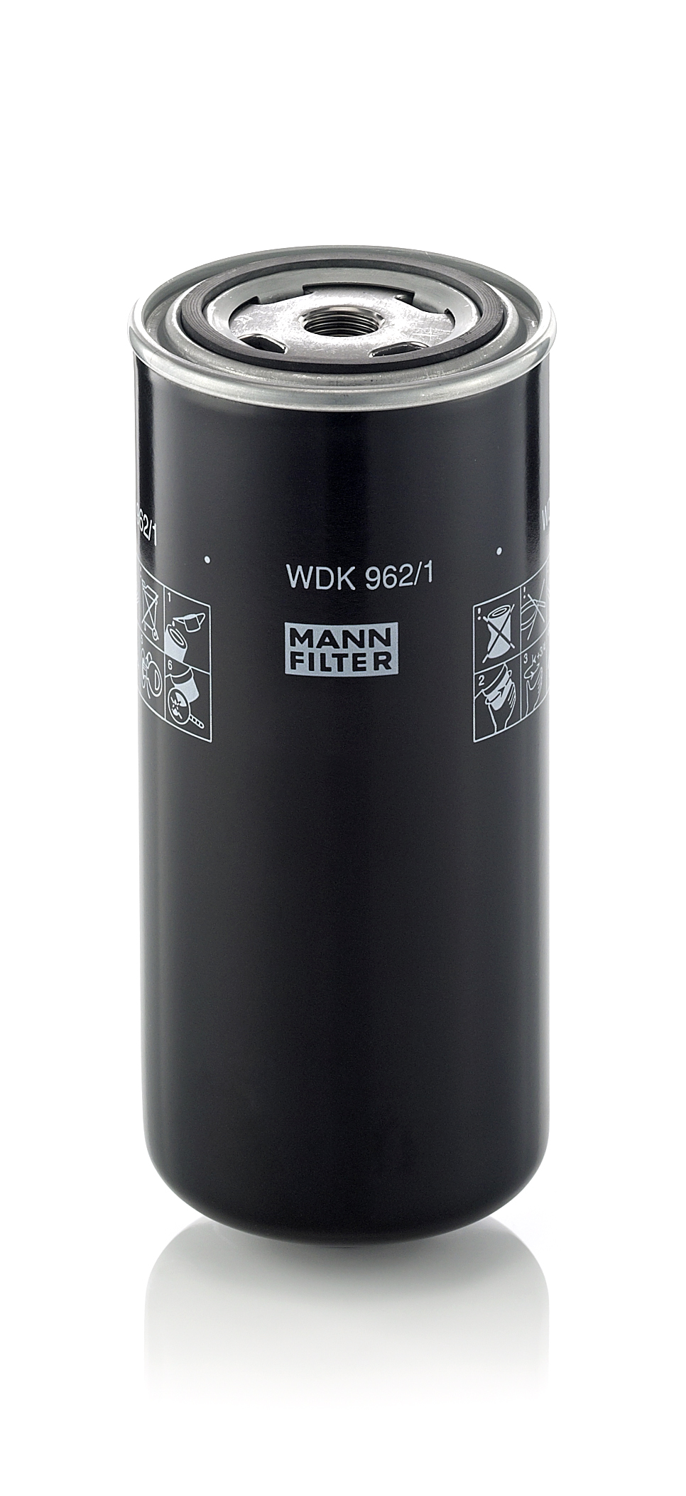MANN-FILTER Kraftstofffilter WDK 962/1 Universal 93mm für VOLVO 420799 8193841 20805349 Image