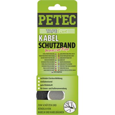 PETEC Kabelschutzband (19mm x 10m) schwarz 87500 Image