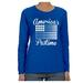 XtraFly Apparel Womens Baseball America s Pastime USA Sports Fan Gift Team Long Sleeve T-Shirt