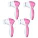 US 2-4 Pack 5-in-1 Electronic Face Facial Deep Clean Brush Exfoliate Spa Massage