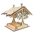 Vikakiooze Wooden Bird House Bird Feeder Wooden Birdhouse Garden Bird House Garden Gifts