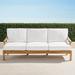 Cassara Sofa with Cushions in Natural Finish - Rain Glacier - Frontgate