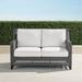 Graham Loveseat with Cushions - Resort Stripe Glacier - Frontgate