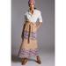 Anthropologie Skirts | Anthropologie Sachin & Babi Jacquard Tiered Maxi Skirt | Color: Tan | Size: 4