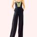 Lilly Pulitzer Pants & Jumpsuits | Nwt! Lilly Pulitzer Janelle Embellished Jumpsuit $228, Onyx, Final Sale | Color: Black/Gold | Size: 00