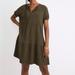 Madewell Dresses | Hostpick Nwt Madewell Resourced Crinkleknit Tiered Mini Dress Size S-Fits L/Xl | Color: Green | Size: S