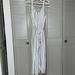 American Eagle Outfitters Dresses | Ae White And Grey Striped Jumpsuit | Color: Gray/White | Size: L