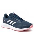 Adidas Shoes | Adidas Runfalcon 2.0 Kids Unisex Running Crew Navy Cloud White Super Pop Shoes 7 | Color: Blue/Pink | Size: 7b