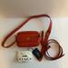 Coach Bags | Authentic Coach Leather Classic Turn Lock Crossbody Fanny Pack Bag Nwt | Color: Orange | Size: Os