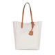 Michael Kors Women LG NS Shopper Tote Bag, Vanilla/ACRN