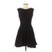 The Limited Casual Dress - Mini: Black Solid Dresses - Women's Size 2