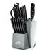 LUXESIT 14 Piece Knife Block Set Stainless Steel in Black | 10 H x 7 D in | Wayfair 7RS5L6