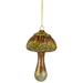 Northlight Seasonal 5" Sequined Mushroom Glass Christmas Ornament Glass in Green/Yellow | 5 H x 2.75 W x 2.75 D in | Wayfair NORTHLIGHT TR94432