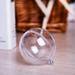 The Holiday Aisle® 20 Pcs Clear Plastic Fillable Christmas Decoration Ball Ornaments Plastic | 1.97 H x 1.97 W x 1.97 D in | Wayfair