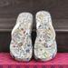 Tory Burch Shoes | Authentic Tory Burch Wedges Flip Flops Size 7 | Color: Blue/White | Size: 7