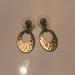 Anthropologie Jewelry | Hammered Gold Artisan Earrings | Color: Gold | Size: Os