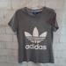 Adidas Tops | New Adidas Tee | Color: Gray/White | Size: S