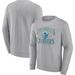 Men's Fanatics Branded Heather Charcoal Los Angeles Chargers Playability Pullover Sweatshirt