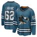 Men's Fanatics Branded Kevin Labanc Teal San Jose Sharks Home Breakaway Player Jersey