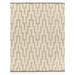 Jaipur Living Emre Hand-Knotted Chevron Cream/ Tan Area Rug (8'X10') - Jaipur Living RUG155914