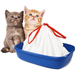 Pet Cat Sandbag 60pieces Cat Litter Filter Bag Cat Waste Litter Box Liners Drawstring Litter Sifting Liners