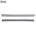 10mm Fashion Rubber and Steel Longboard Dance Board Skateboard Deck Guards Skateboards Protector Crash Rubber Strip U Channel Design GREY