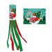 Christmas Windsock Flags Winter Weather Vane Outdoor Hanging Windsock for Yard Patio Lawn Garden Porch Party Decor SDJ021-DM-FT1007