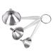 huaai funnel kitchen three-piece mini stainless stainless steel steel funnel funnel kitchenÃ¯Â¼ÂŒdining bar white