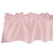 Faux Silk Dupioni Window Valance 56 Inch Wide Pink