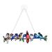 Etereauty 1pc Bird Species Stained Pendant Window Hanging Ornament Acrylic Birds Pendant