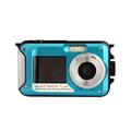 Waterproof Camera Underwater Cameras for Snorkeling 1080P 38MP HD Kids Digital Camera Rechargeable Compact Portable Cam for Kids Students Teens with 16X Digital Zoom