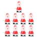 9pcs Christmas Wind-up Toys Santa Clause Walking Jump Toy Xmas Stocking Stuffers