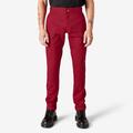 Dickies Men's Skinny Fit Double Knee Work Pants - English Red Size 32 30 (WP811)