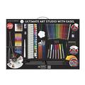 Daler-Rowney Simply Complete 200-Piece Art Painting and Drawing Set with Acrylic, Pastels, Sketching Pencils, Watercolour, Painting Pads, Brushes and more