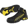 PUMA SAFETY Sicherheitsstiefel "Amsterdam Mid" Schuhe Gr. 44, gelb (gelb, schwarz) Sicherheitsstiefel