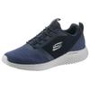 Slip-On Sneaker SKECHERS "BOUNDER", Herren, Gr. 48,5, blau (navy), Textil, Synthetik, sportlich, Schuhe, Slipper, Sommerschuh, Freizeitschuh mit leichter Laufsohle