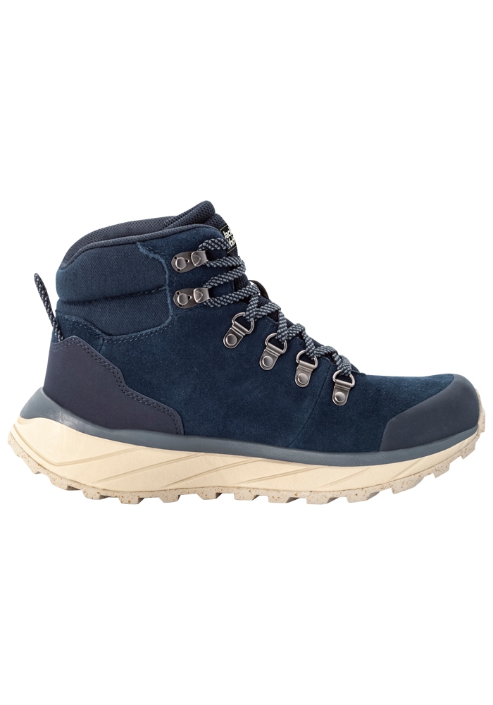 Outdoorschuh JACK WOLFSKIN "TERRAVENTURE URBAN MID W", Gr. UK35-EU36, Normalschaft, blau (dunkelblau), Main Material Second Material Lining Sole, Schuhe