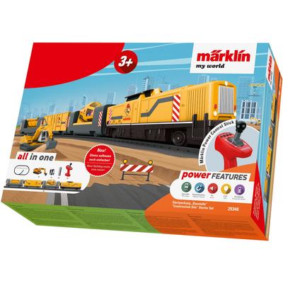Modelleisenbahn-Set MÄRKLIN "Märklin my world - Startpackung Baustelle 29346" Modelleisenbahnen gelb (gelb, grau) Kinder Modelleisenbahn-Sets