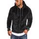 Fleecejacke BEHYPE "Teddy-NZ" Gr. M, schwarz Herren Jacken Übergangsjacken