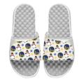 Men's ISlide White Golden State Warriors Holiday Pattern Slide Sandals